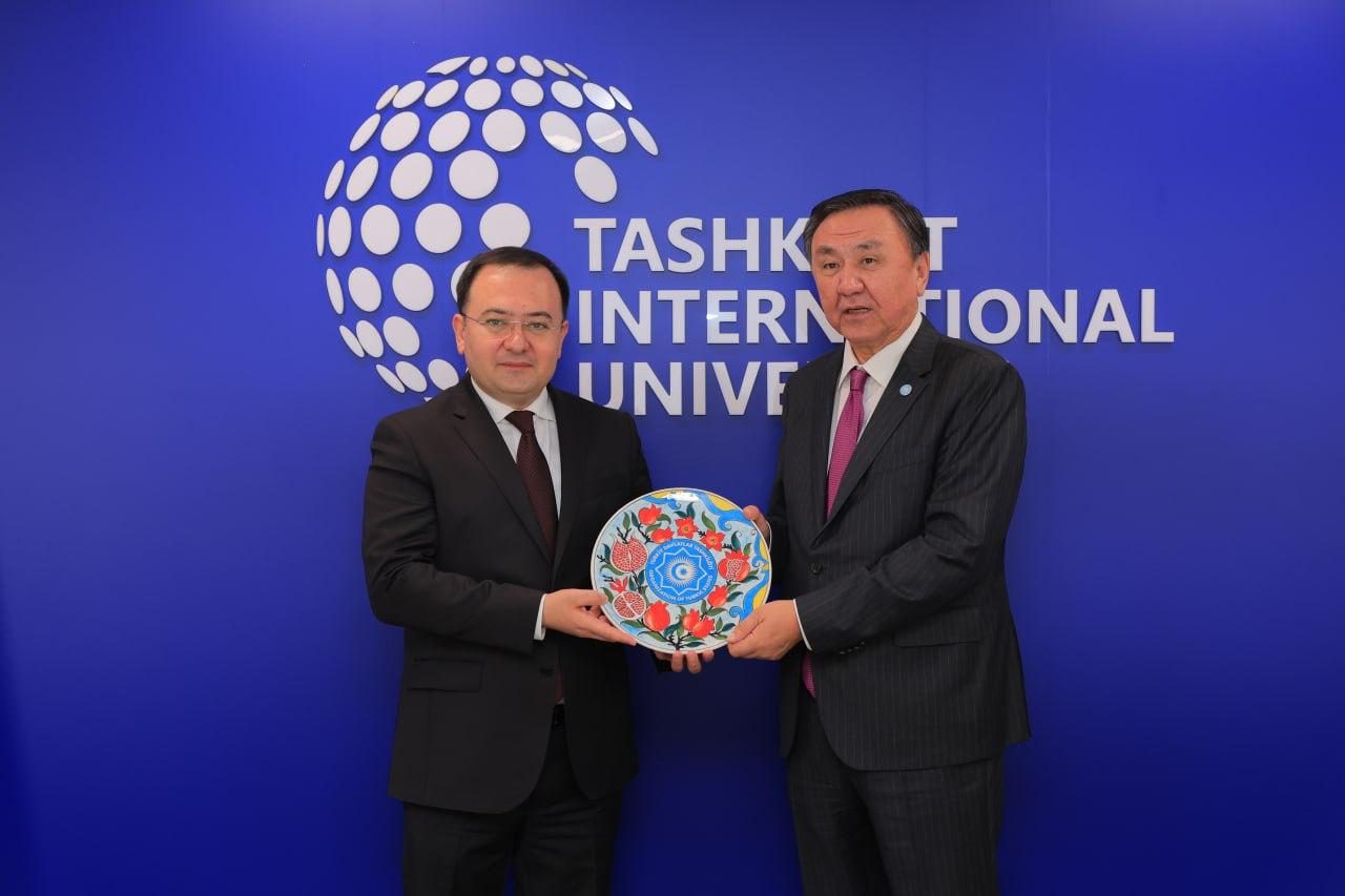 OTS Secretary General Visits Tashkent International University: New TURKUNIB Website Presented
