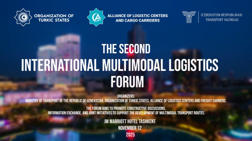 The International Forum on Multimodal Transport will take place on 12 November 2025 in Tashkent